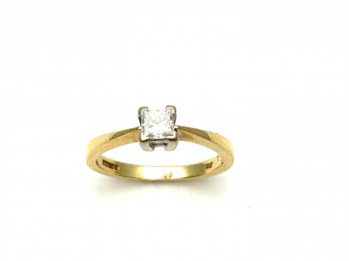 18ct Diamond Solitaire Ring 0.34ct