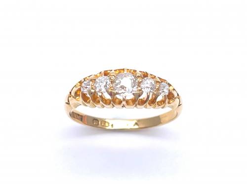 18ct Diamond 5 Stone Ring