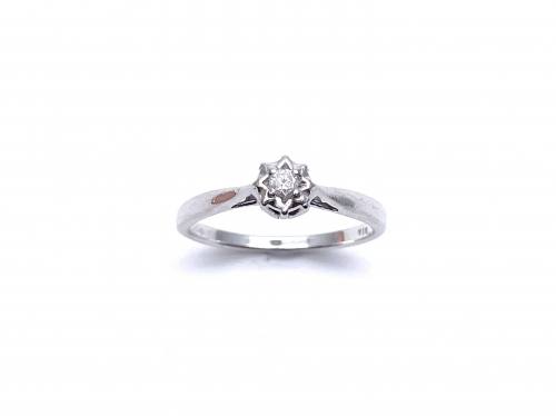 Platinum Diamond Solitaire Ring