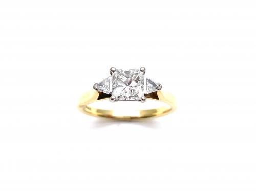 18ct Princess Cut Diamond Ring