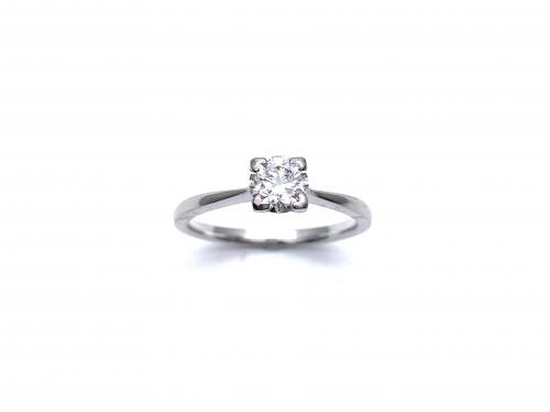 Platinum Diamond Solitaire Ring 0.71ct