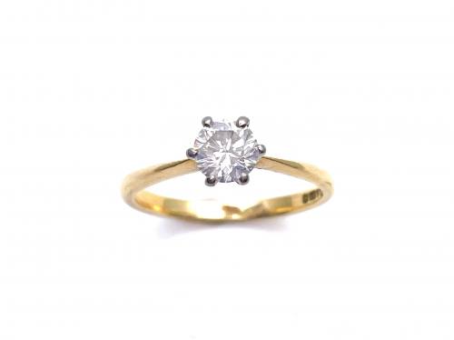 18ct Diamond Solitaire Ring