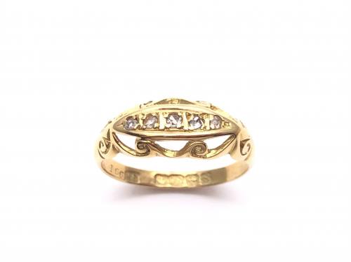 18ct Diamond Ring Birmingham 1917