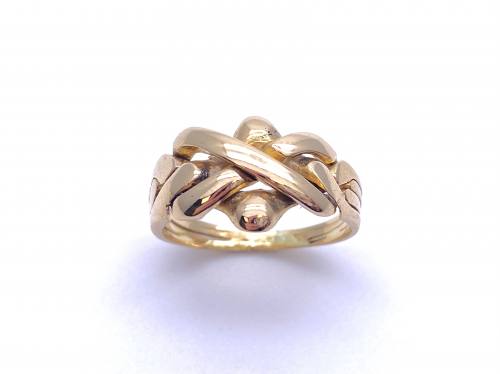 18ct Yellow Gold Puzzle Ring