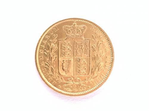 Full Gold Sovereign Coin 1864 L