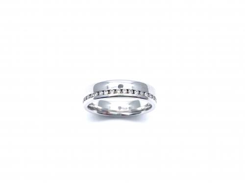 18ct White Gold Diamond Wedding Ring