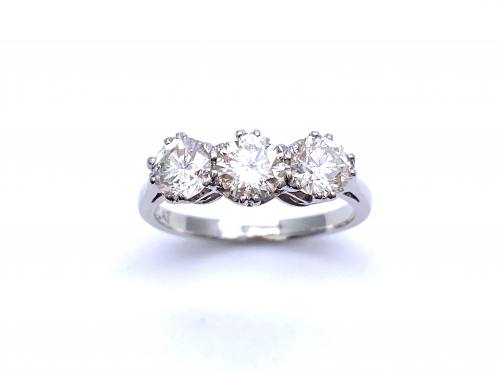 Diamond 3 Stone Ring App 1.60ct