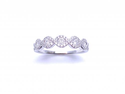 Platinum Diamond Eternity Ring 0.43ct