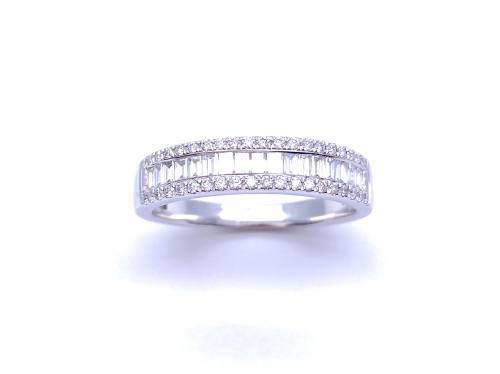 Platinum Diamond Eternity Ring 0.51ct