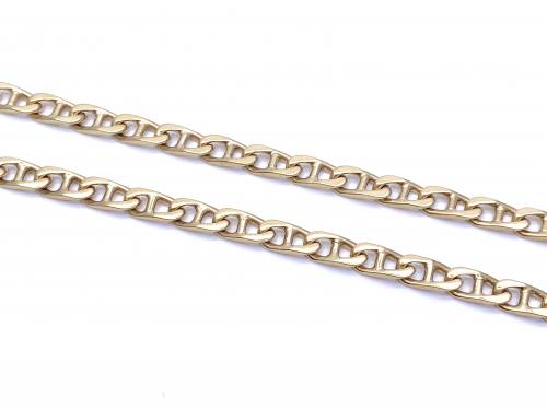9ct Yellow Gold Anchor Chain 32 Inch