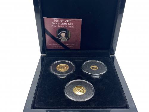 2009 Gold Proof Henry VIII SovereignSet