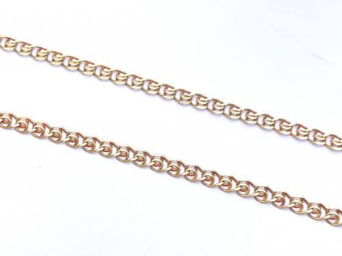 14ct Yellow Gold Fancy Necklet 22 Inch