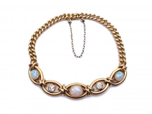 Opal & Diamond Bracelet