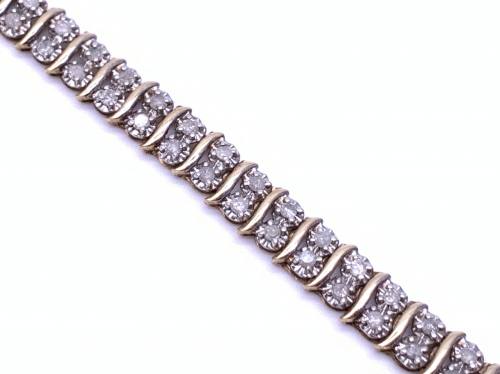 9ct Diamond Bracelet App 1.50ct