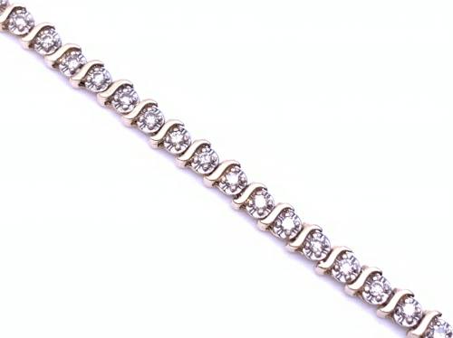 9ct Diamond Bracelet App 1.00ct