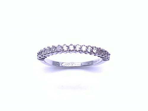 14ct White Gold CZ Eternity Ring