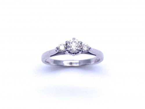 18ct Diamond 3 Stone Ring App 0.28ct