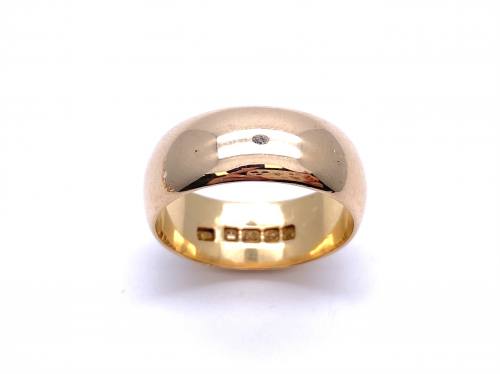 Edwardian 18ct Wedding Band Birmingham 1909