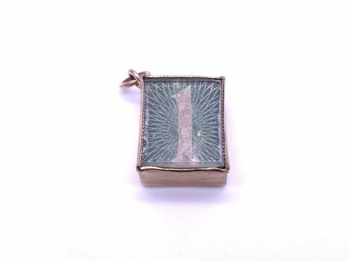 9ct £1 Note Charm