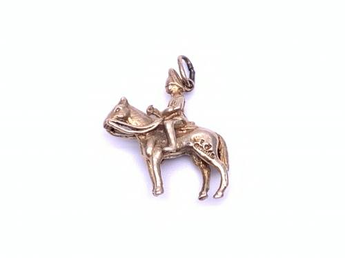 9ct Guard on Horseback Charm