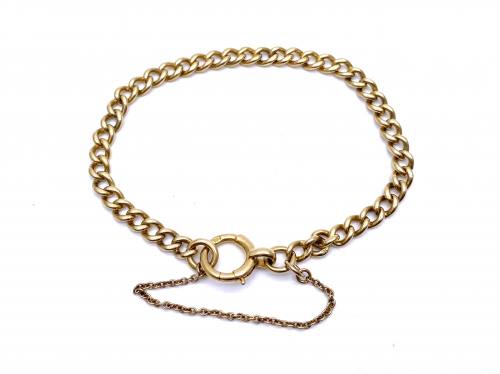 18ct Yellow Gold Bracelet 7 Inch