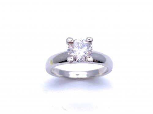 Platinum Diamond Solitaire Ring 1.07ct