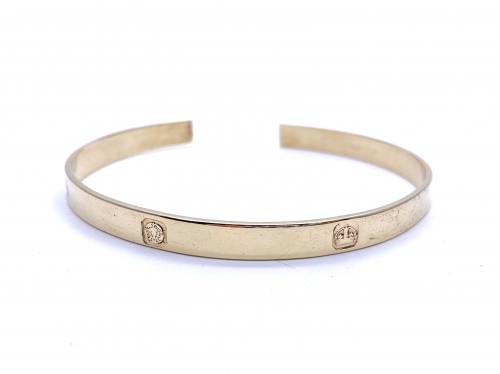 9ct Yellow Gold Torque Bangle