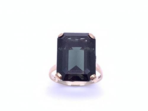 9ct Green Synthetic Spinel Ring