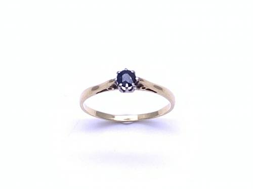 18ct Sapphire Solitaire Ring
