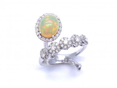 Yeprem Opal & Diamond Ring 1.28ct