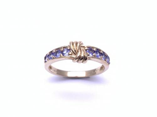 9ct Tanzanite Eternity Style Ring