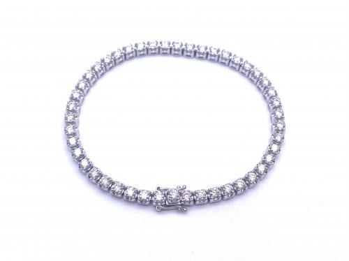 Platinum Diamond Tennis Bracelet 5.00ct
