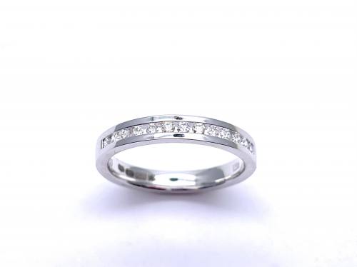 18ct White Gold Diamond Eternity Ring 0.26ct