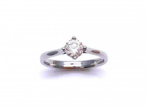 Palladium Diamond Solitaire Ring