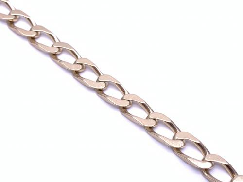 9ct Yellow Gold Curb Bracelet 9 Inch