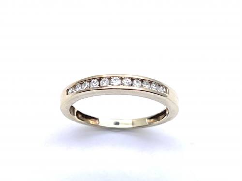 9ct Yellow Gold Diamond Eternity Ring