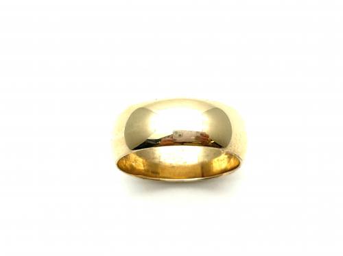 9ct Yellow Gold Wedding Ring 7.5mm