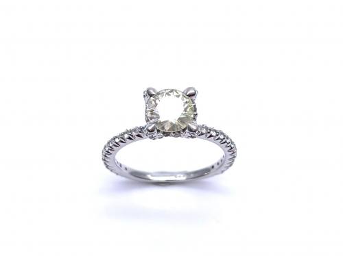 14ct Moissanite Solitaire Ring