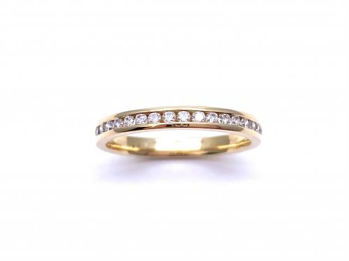 18ct Yellow Gold Diamond Eternity Ring 0.20ct
