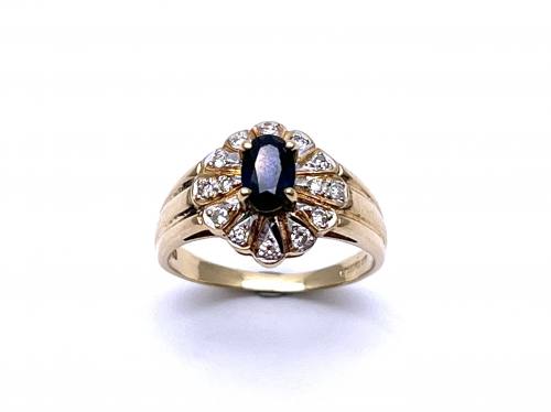 18ct Sapphire & Diamond Dress Ring