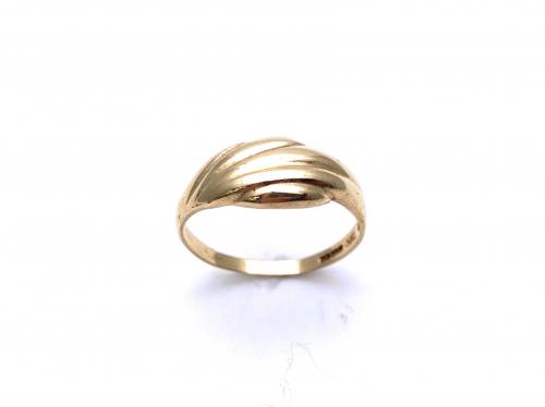 9ct Yellow Gold Fancy Band Ring