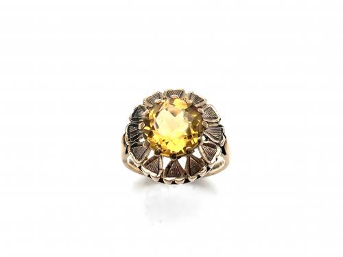 9ct Yellow Gold Citrine Ring