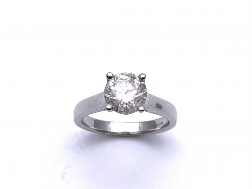 Platinum Diamond Solitaire Ring 2.20ct