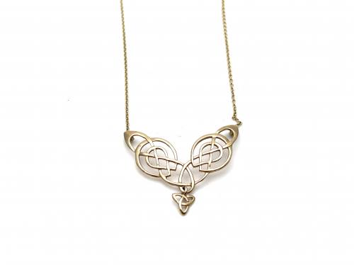 9ct Yellow Gold Celtic Knot Necklet