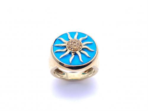 9ct Yvonne Leon Chevaliere Soleil Ring