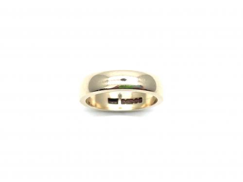 9ct Yellow Gold Plain Wedding Ring