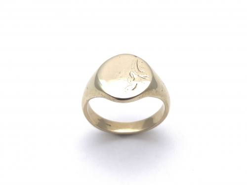 9ct Yellow Gold Signet Ring