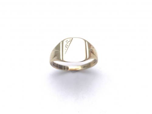9ct Yellow Gold Childs Signet Ring