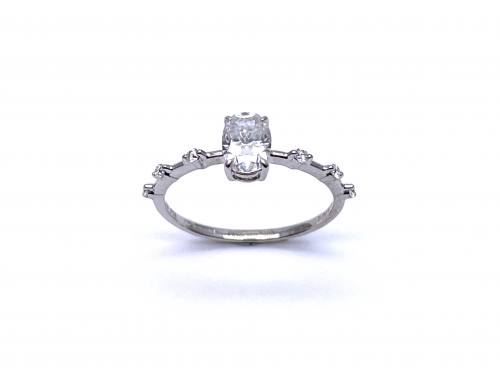 14ct Synthetic Moissanite Ring