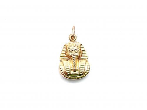 9ct Yellow Gold Tutankhamun Pendant